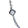 A four-leaf clover watch, a women's full diamond bracelet, a fashionable women's watch with luminous water resistance and a high-end feel, is being sold live on Douyin Item Picture
